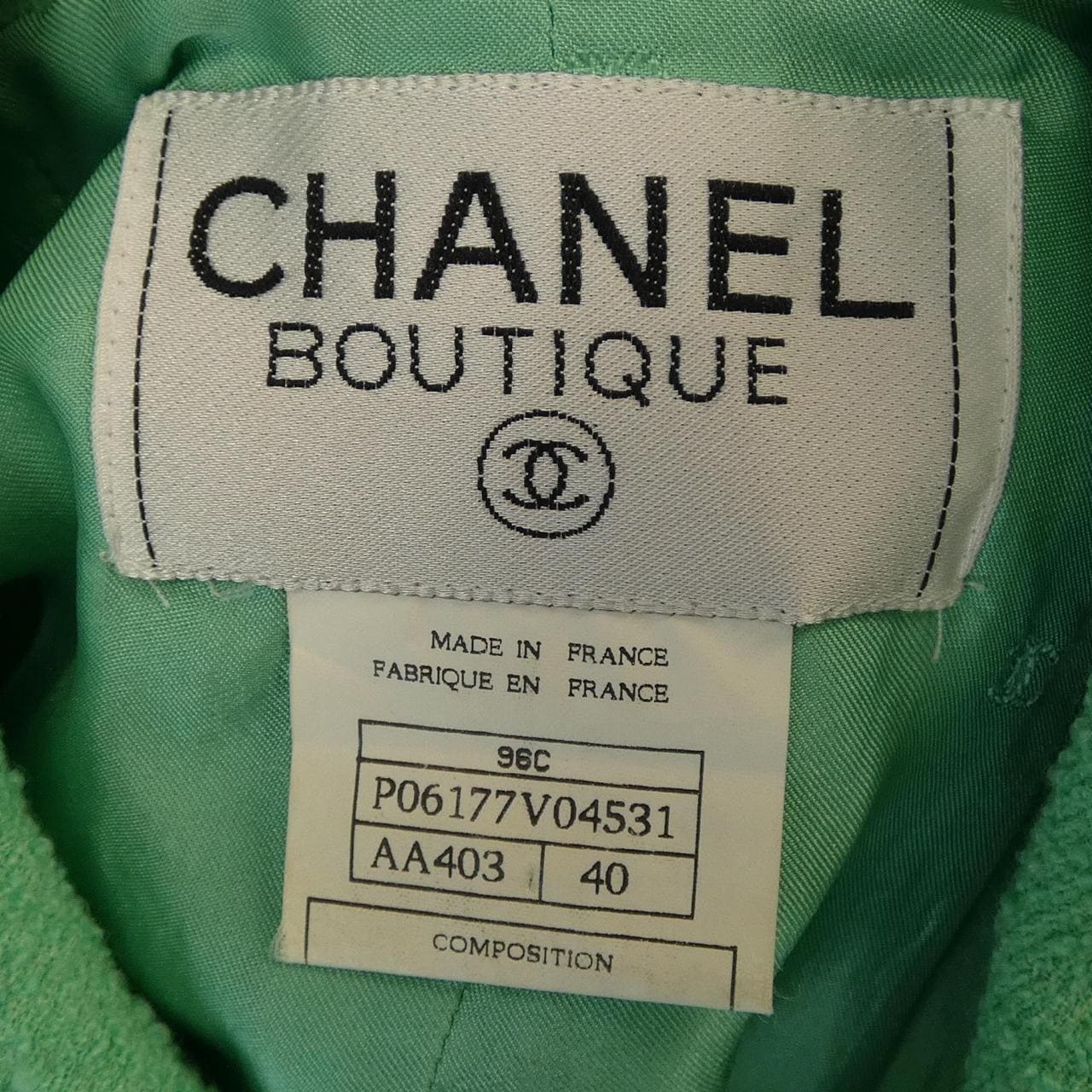 シャネル CHANEL P06177V04531 96C ジャケット