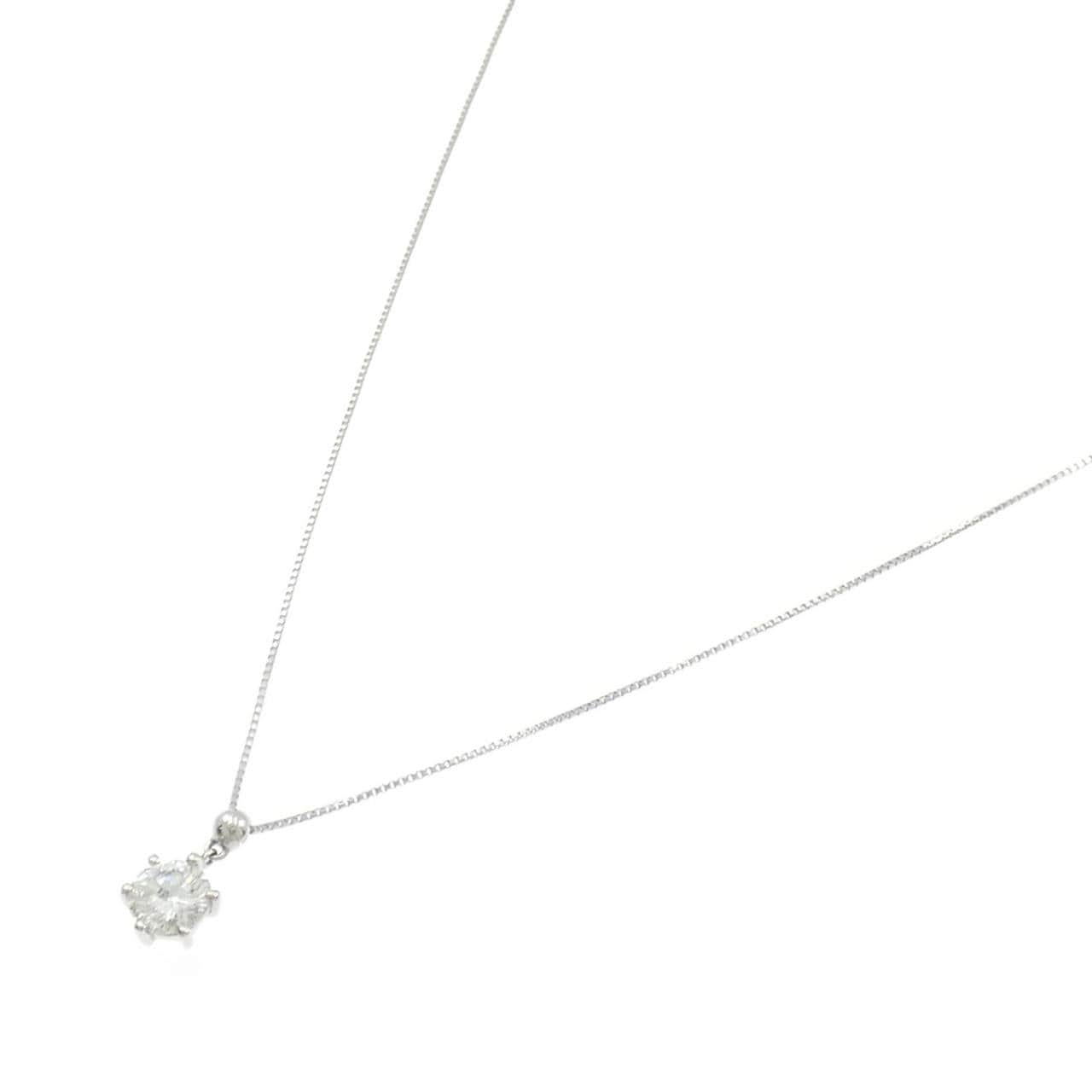 PT/PT850 ソリティア ダイヤモンド ネックレス 0.581CT