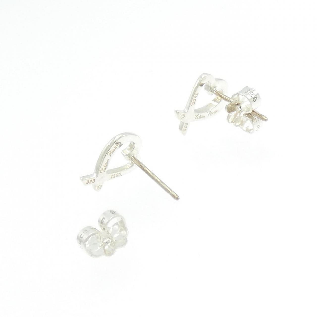 ティファニー ラビングハート ミニ ピアス