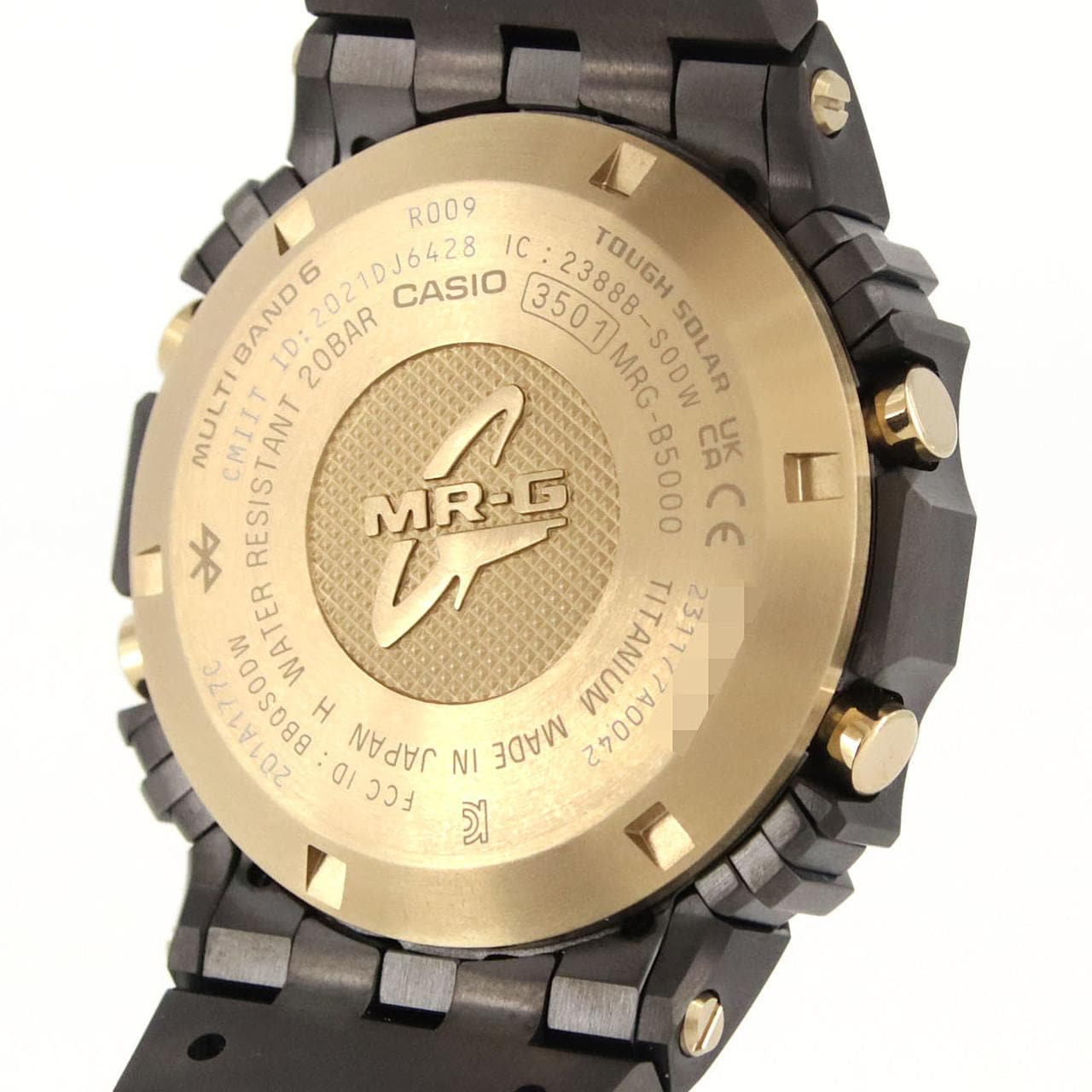カシオ G-SHOCK･MR-G 電波時計 MRG-B5000B-1JR TI ソーラークォーツ
