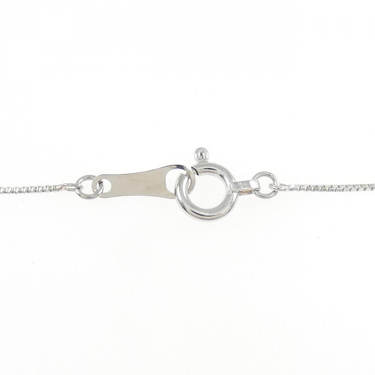 PT900/PT850 ソリティア ダイヤモンド ネックレス 0.30CT