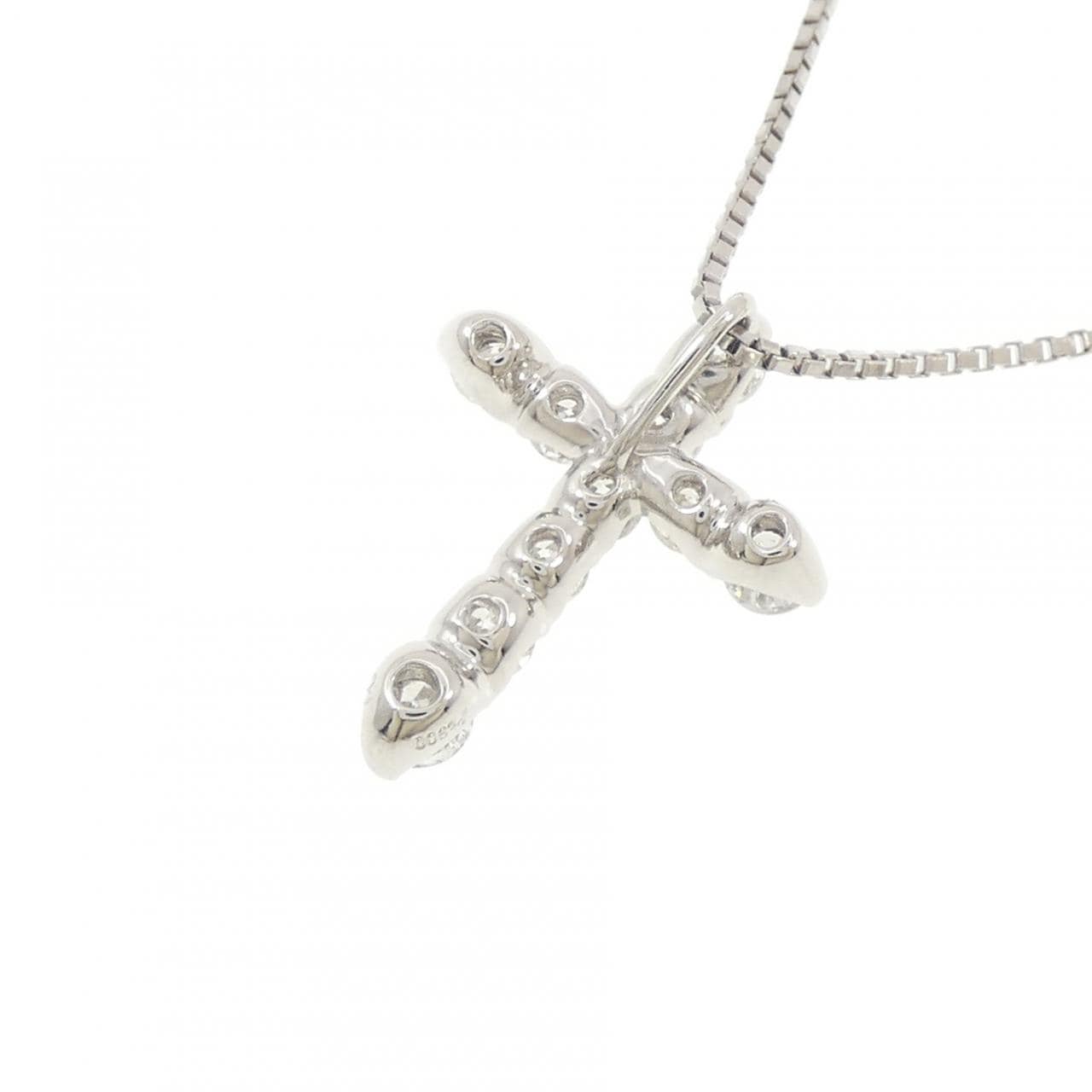 PT900/PT850 クロス ダイヤモンド ネックレス 1.04CT