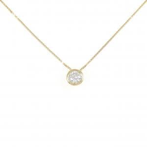 K18YG ソリティア ダイヤモンド ネックレス 0.404CT