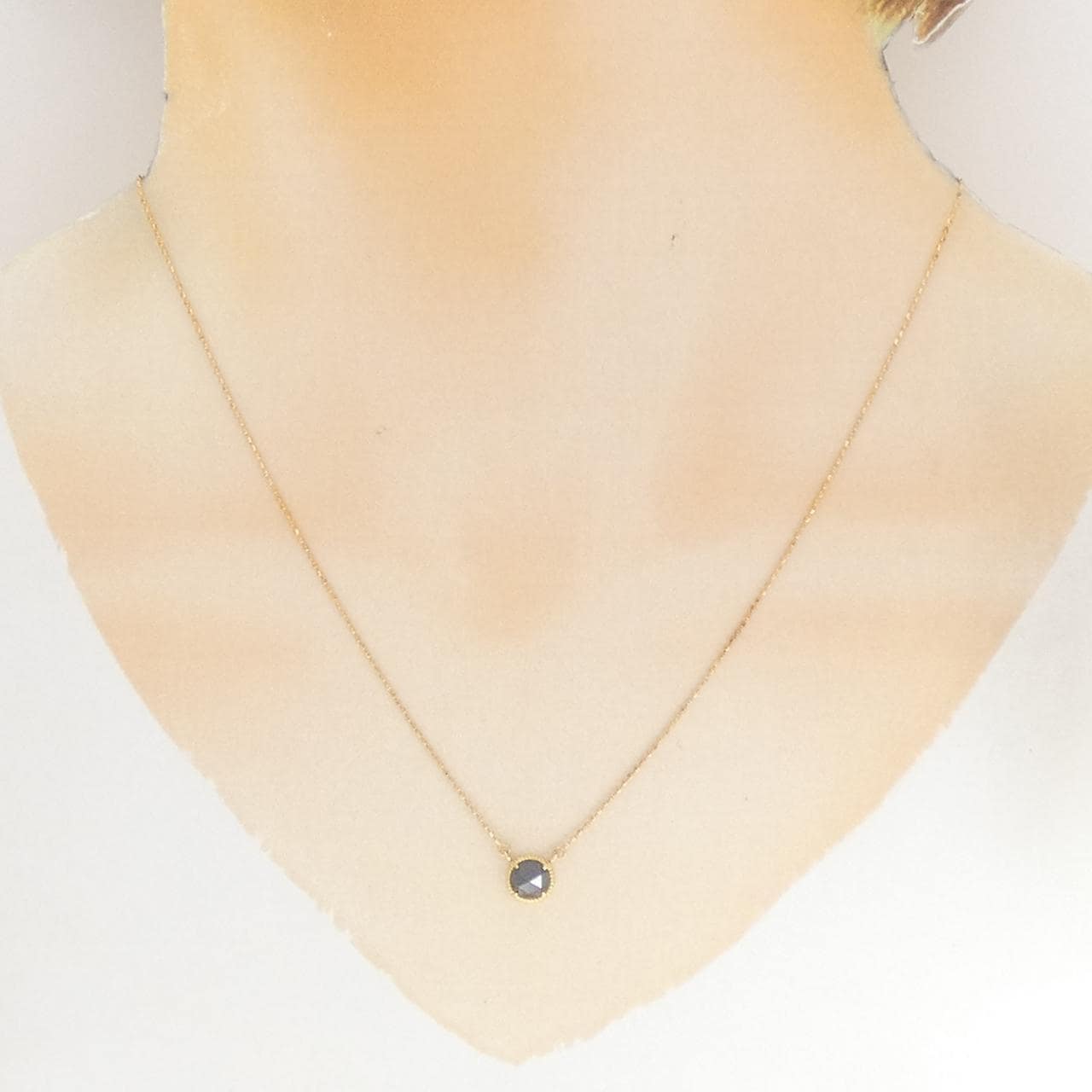 K18YG/750YG ダイヤモンド ネックレス 0.50CT