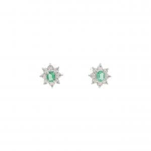 PT850/PT900 エメラルド ピアス 0.16CT