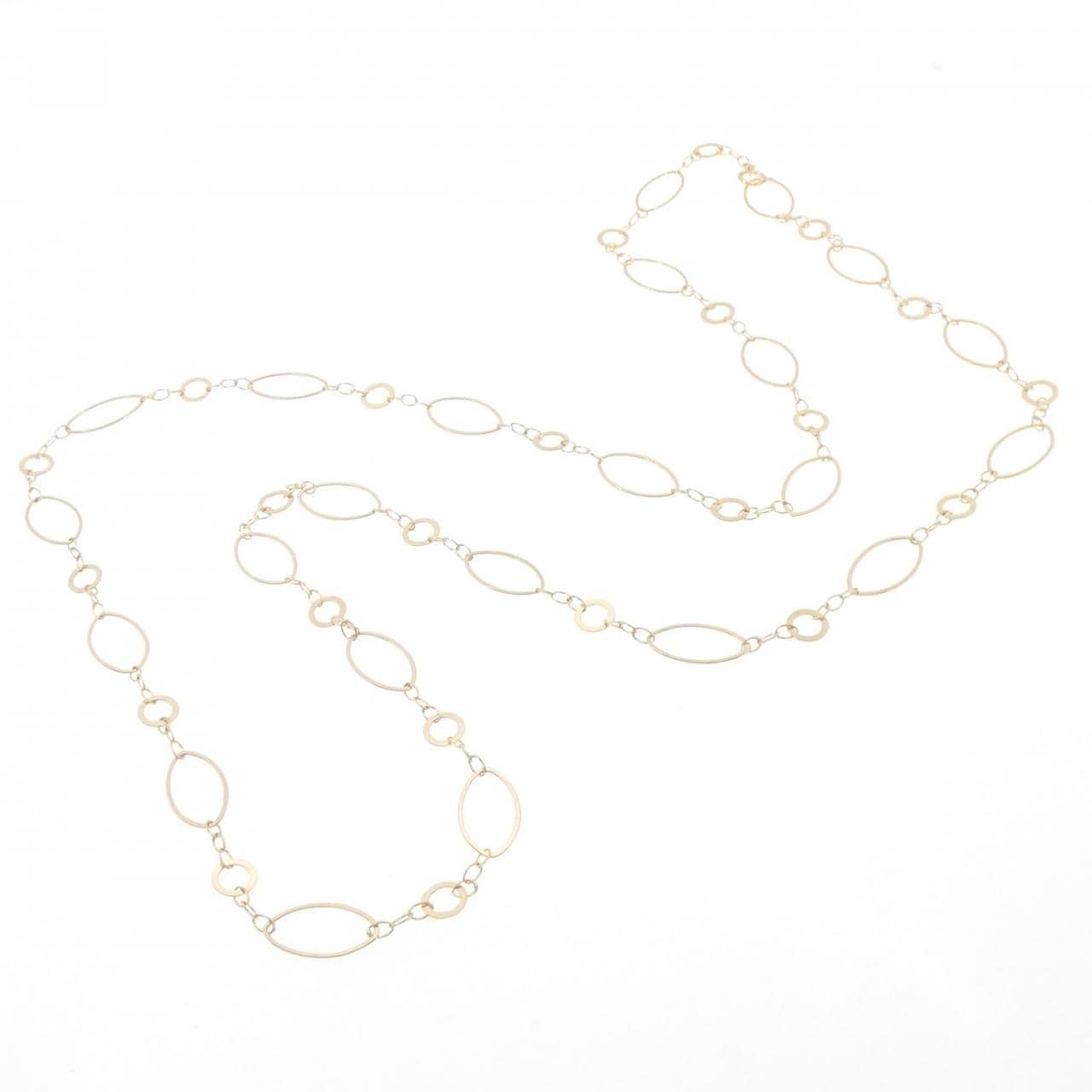 K18YG necklace