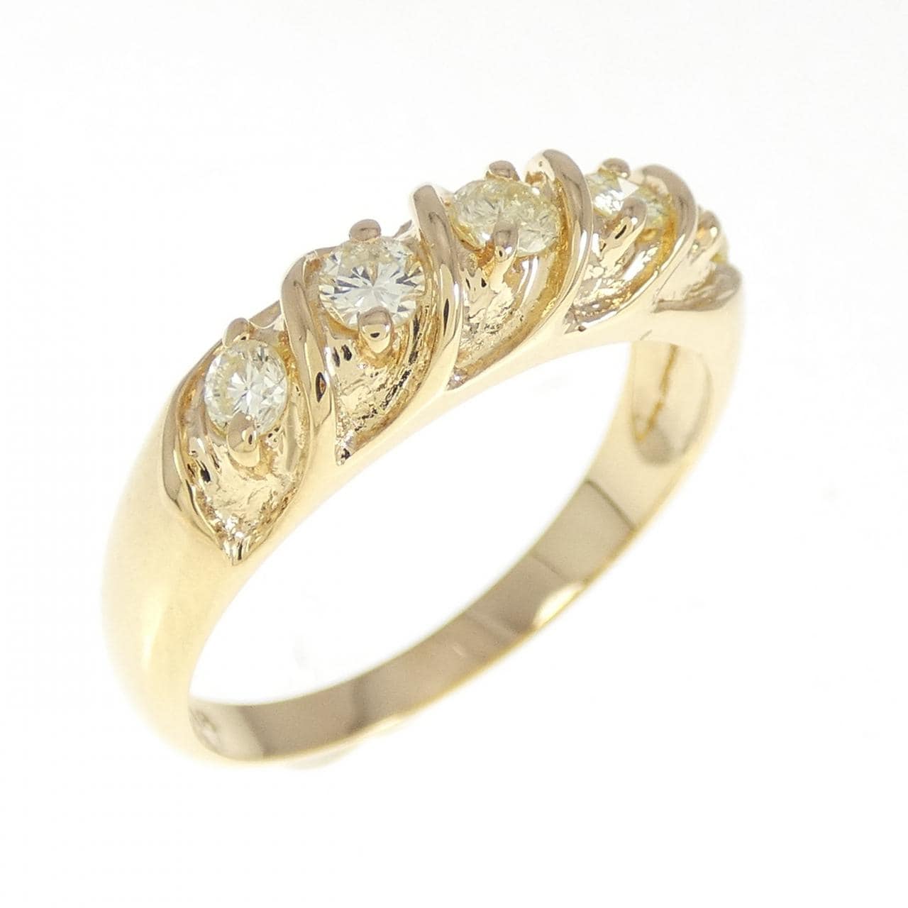 K18YG ダイヤモンド リング 0.31CT