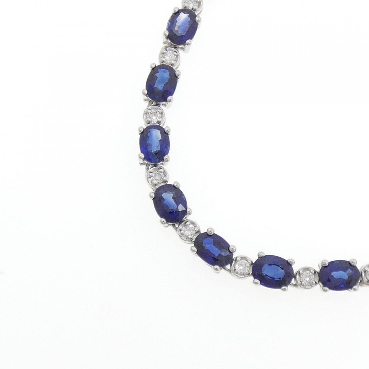 K18WG サファイヤ ネックレス 13.48CT