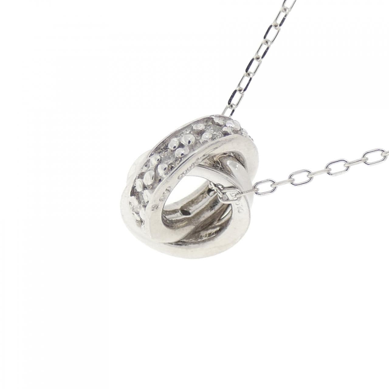 PT900/PT850 ダイヤモンド ネックレス 0.05CT