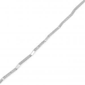 K18WG ダイヤモンド ブレスレット 0.15CT