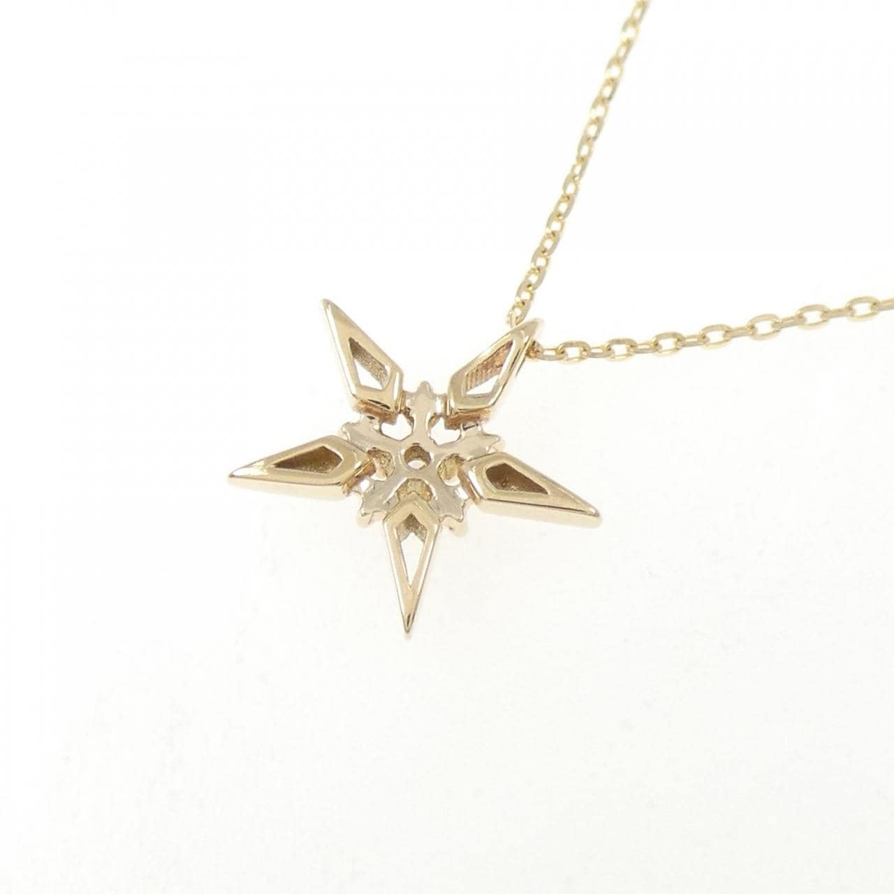 スタージュエリー スター ダイヤモンド ネックレス 0.02CT