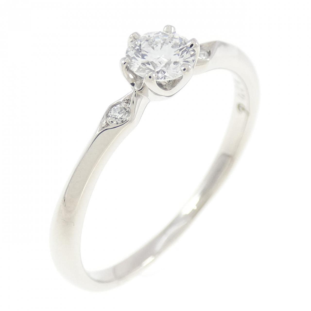 PT950 Diamond Ring 0.24CT D IF 3EXT