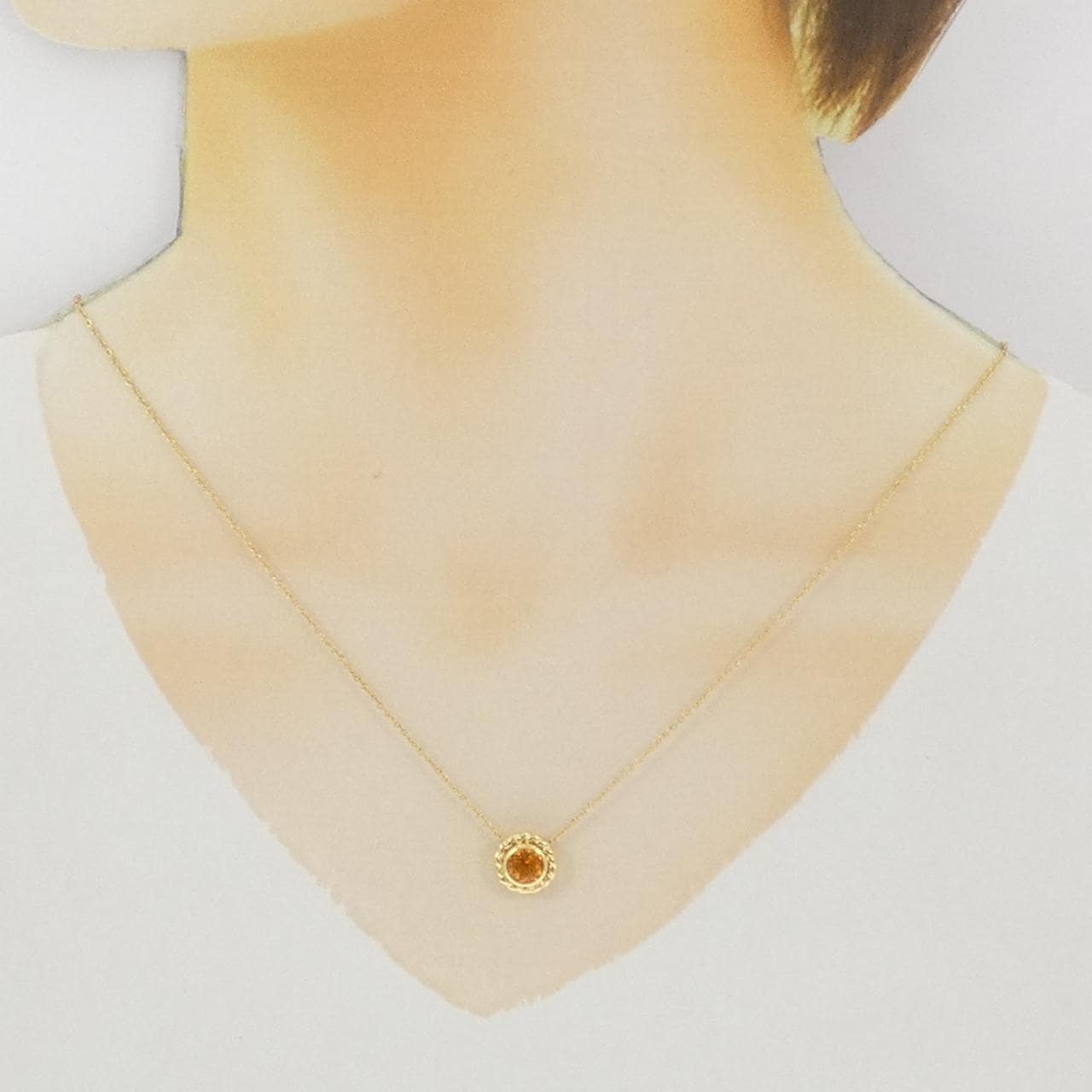 ティファニー シトリン ネックレス