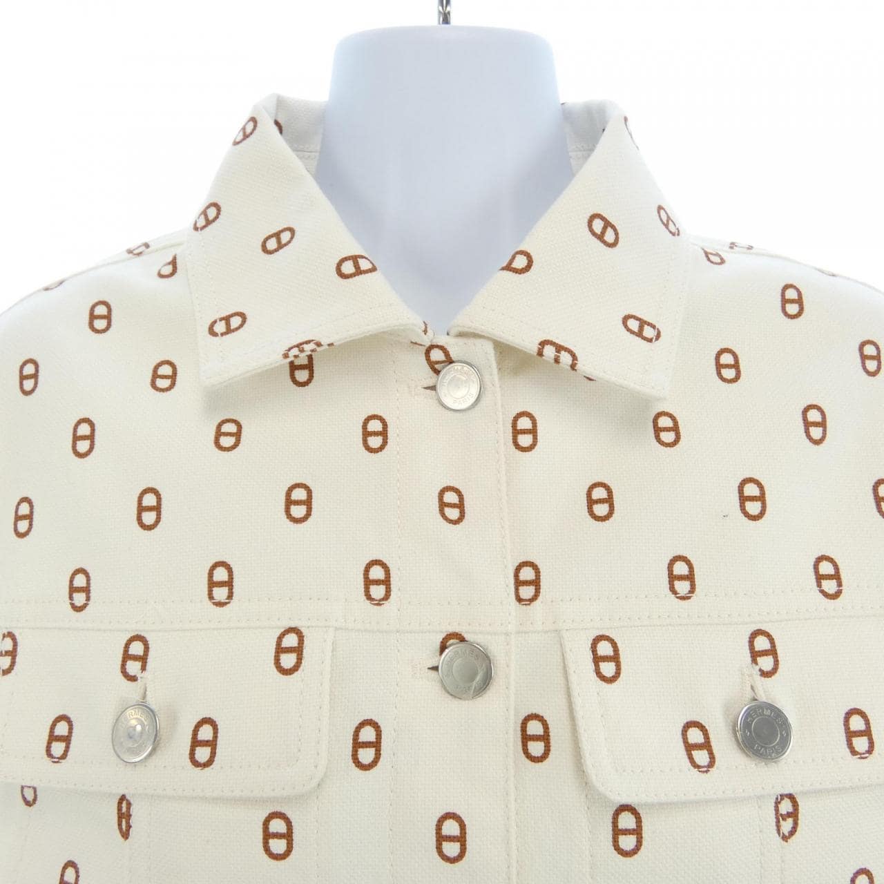 エルメス HERMES シェーヌ･ダンクル　クルー･ド･セル 4E0215D3 ジャケット