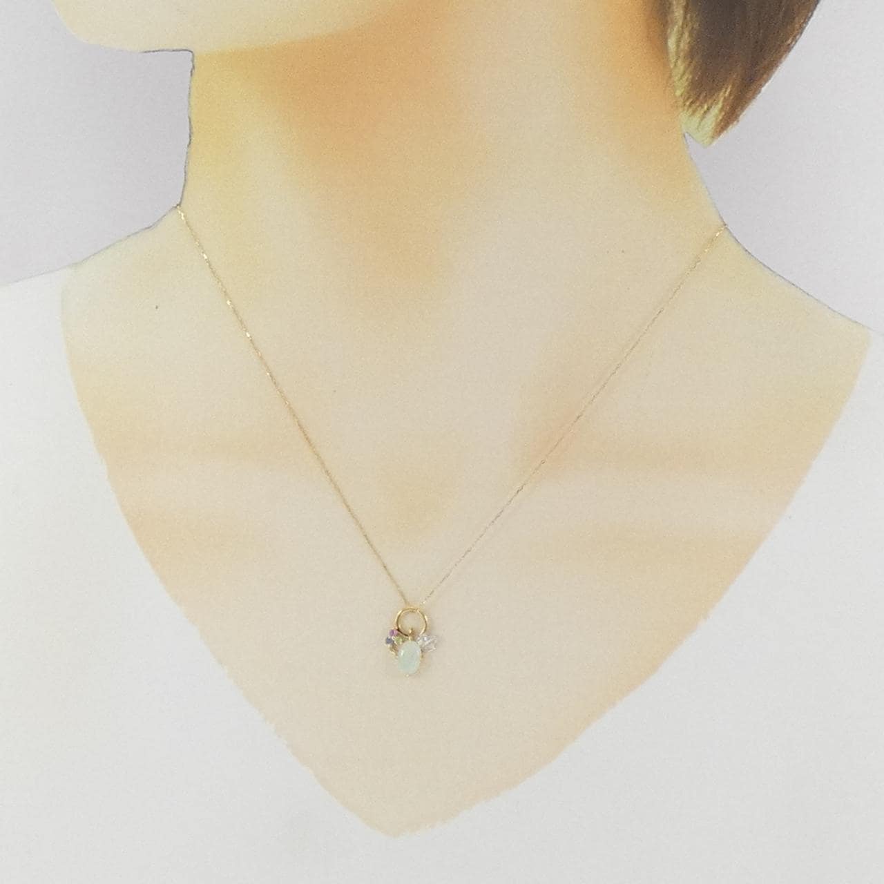 GSTB欧泊项链 0.20克拉