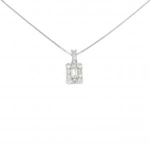 PT900/PT850 ダイヤモンド ネックレス 0.37CT