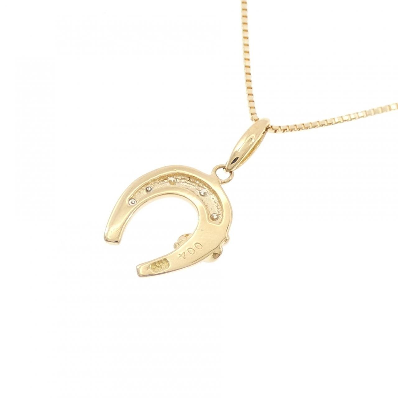 K18YG ダイヤモンド ネックレス 0.04CT