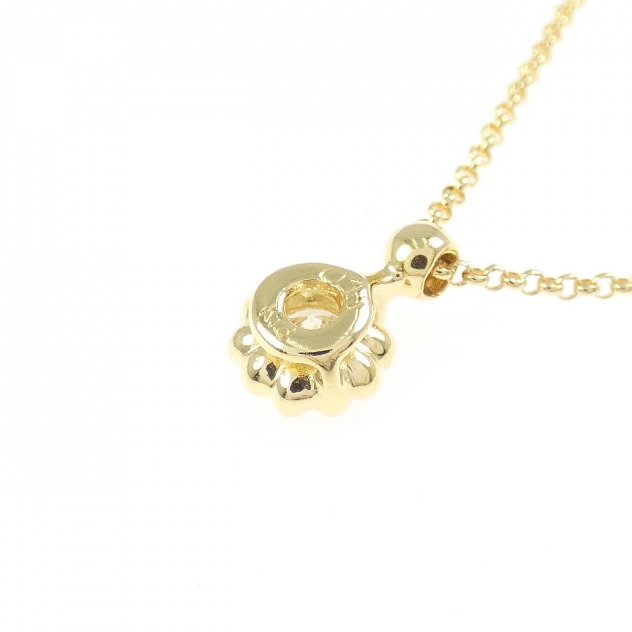 K18YG ダイヤモンド ネックレス 0.11CT