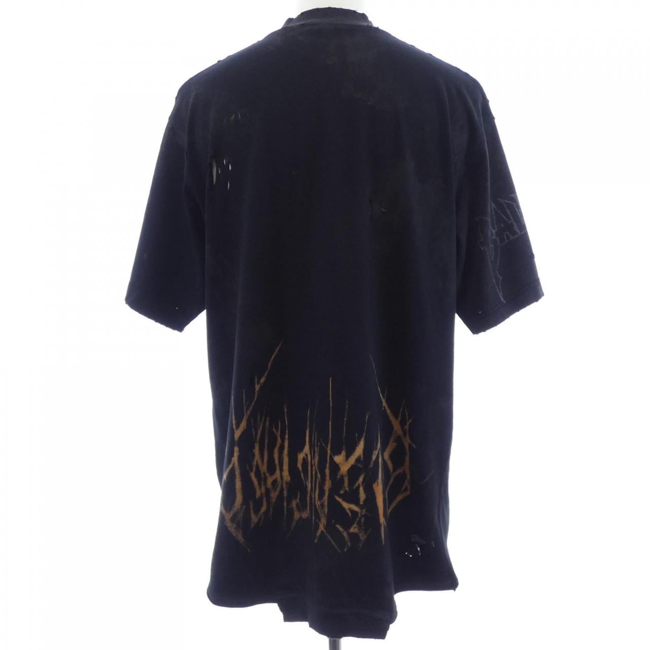 バレンシアガ BALENCIAGA Paris Moon Upside Down 698811 TOVT3 UNISEX Tシャツ