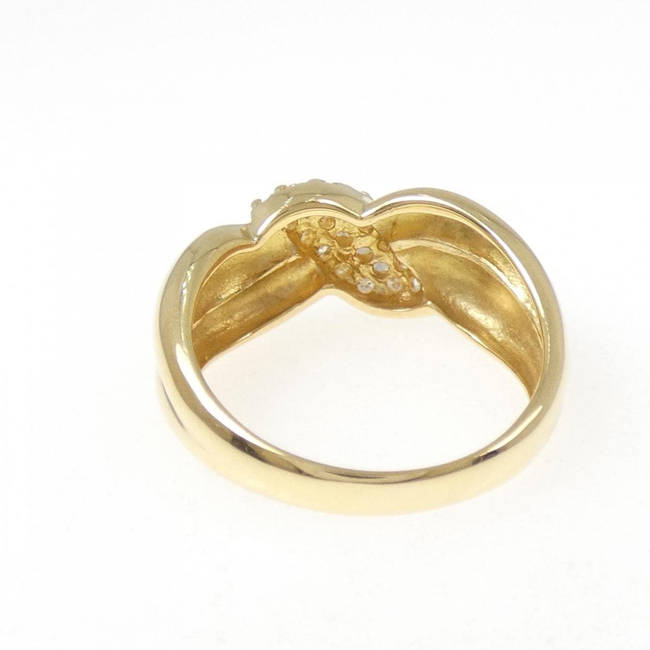 K18YG ダイヤモンド リング 0.19CT