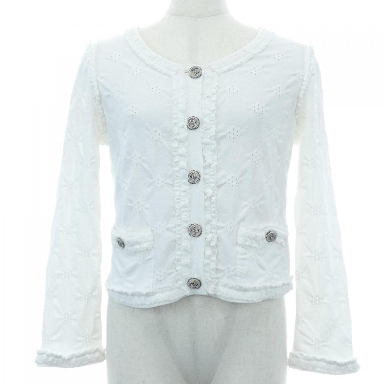 シャネル CHANEL P40395K02942 カーディガン