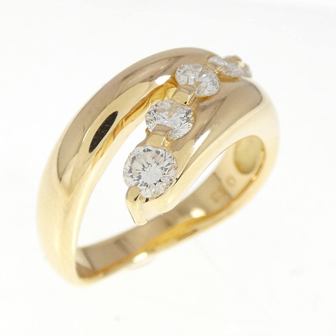 K18YG ダイヤモンド リング 0.53CT