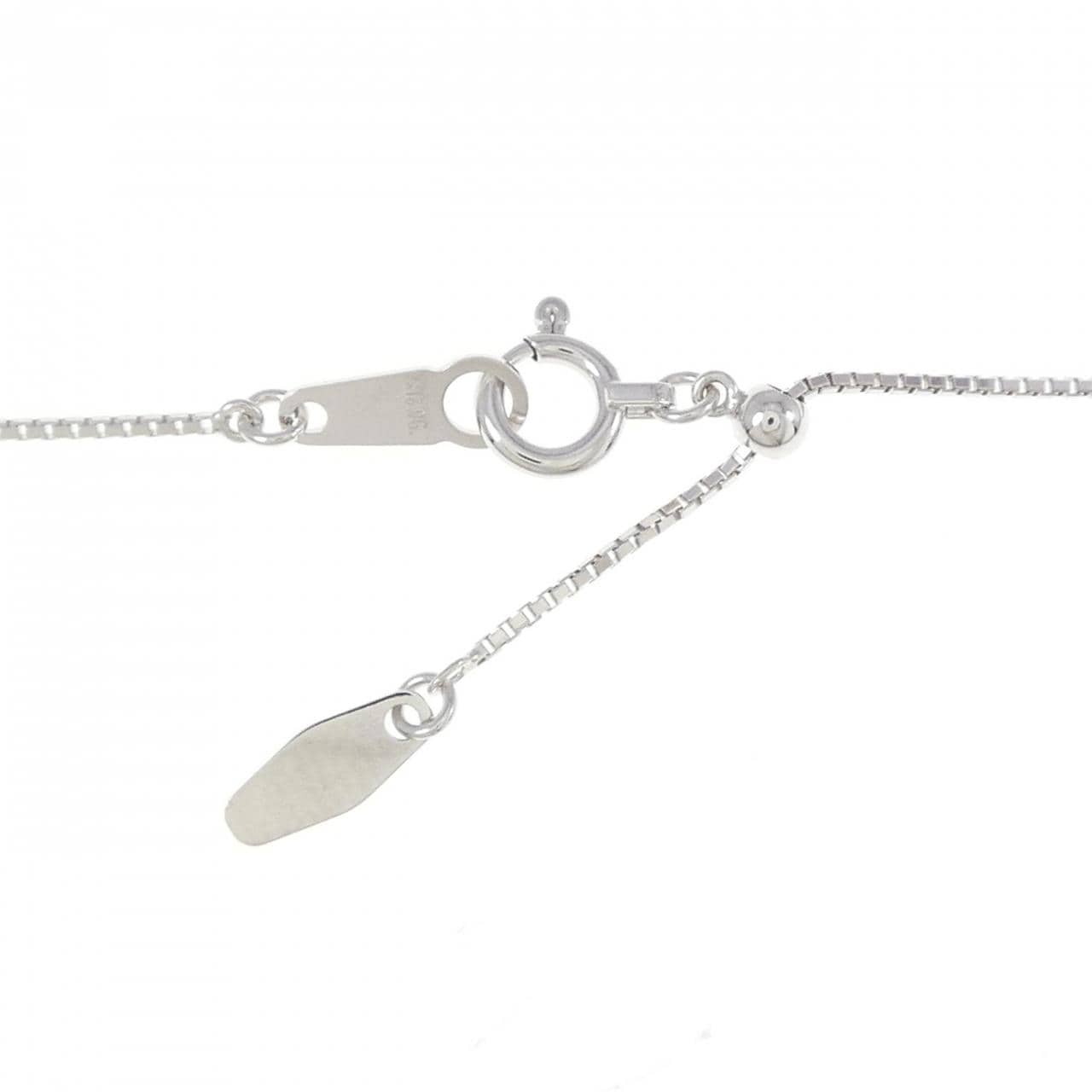 K18WG タンザナイト ネックレス 0.44CT