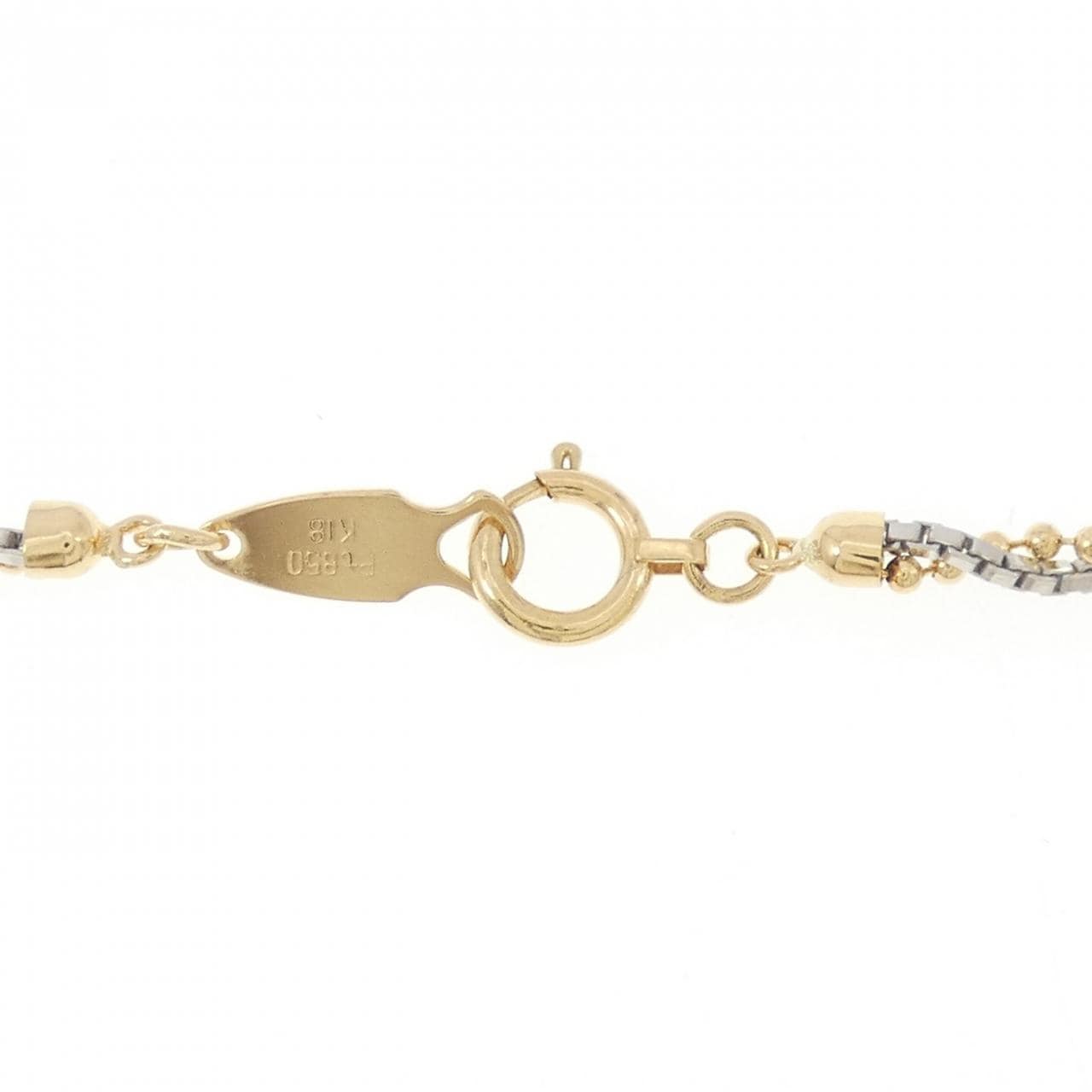 K18YG/PT850 ブレスレット