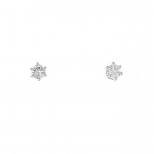 PT850/PT900 ソリティア ダイヤモンド ピアス 0.24CT