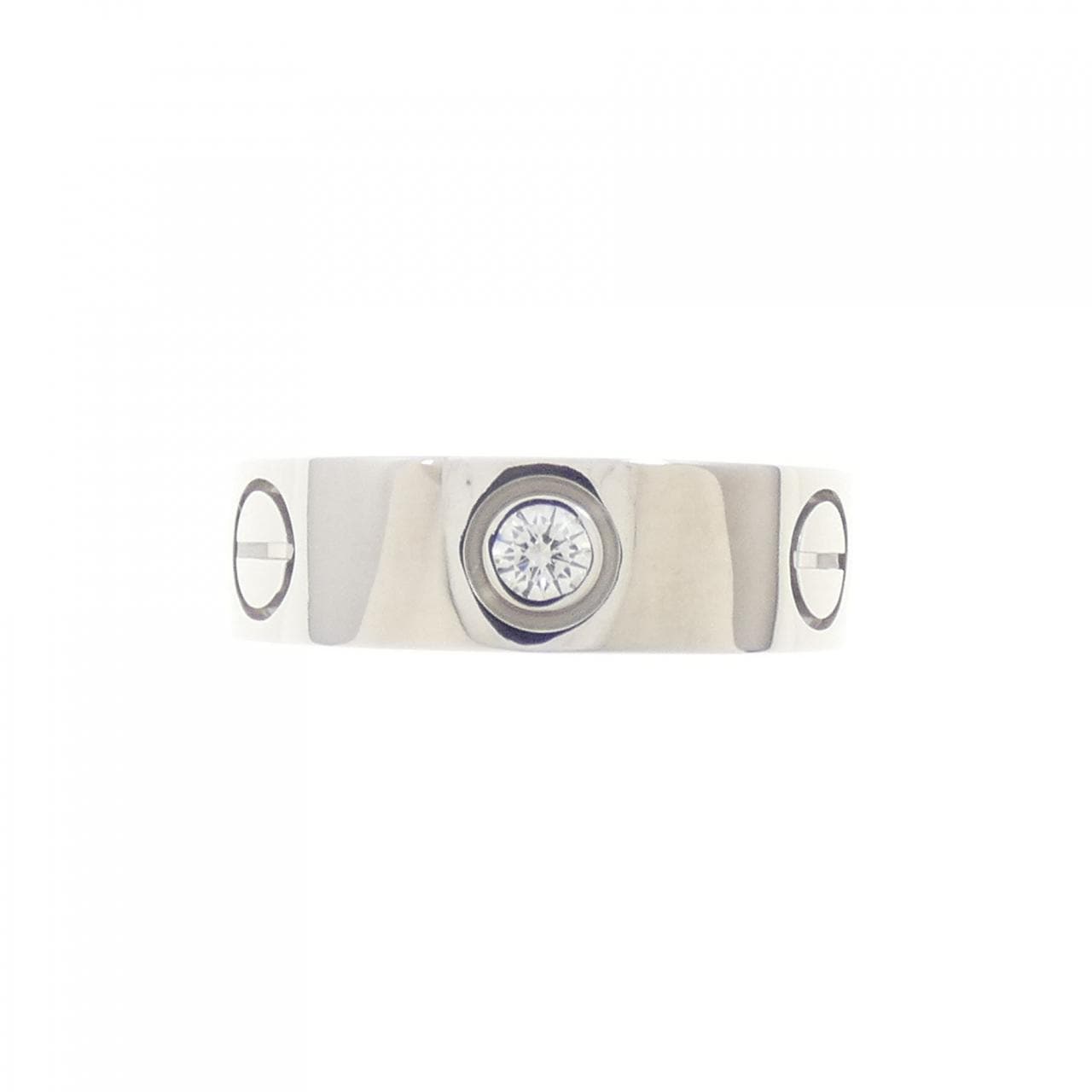 カルティエ ラブ ハーフダイヤ リング