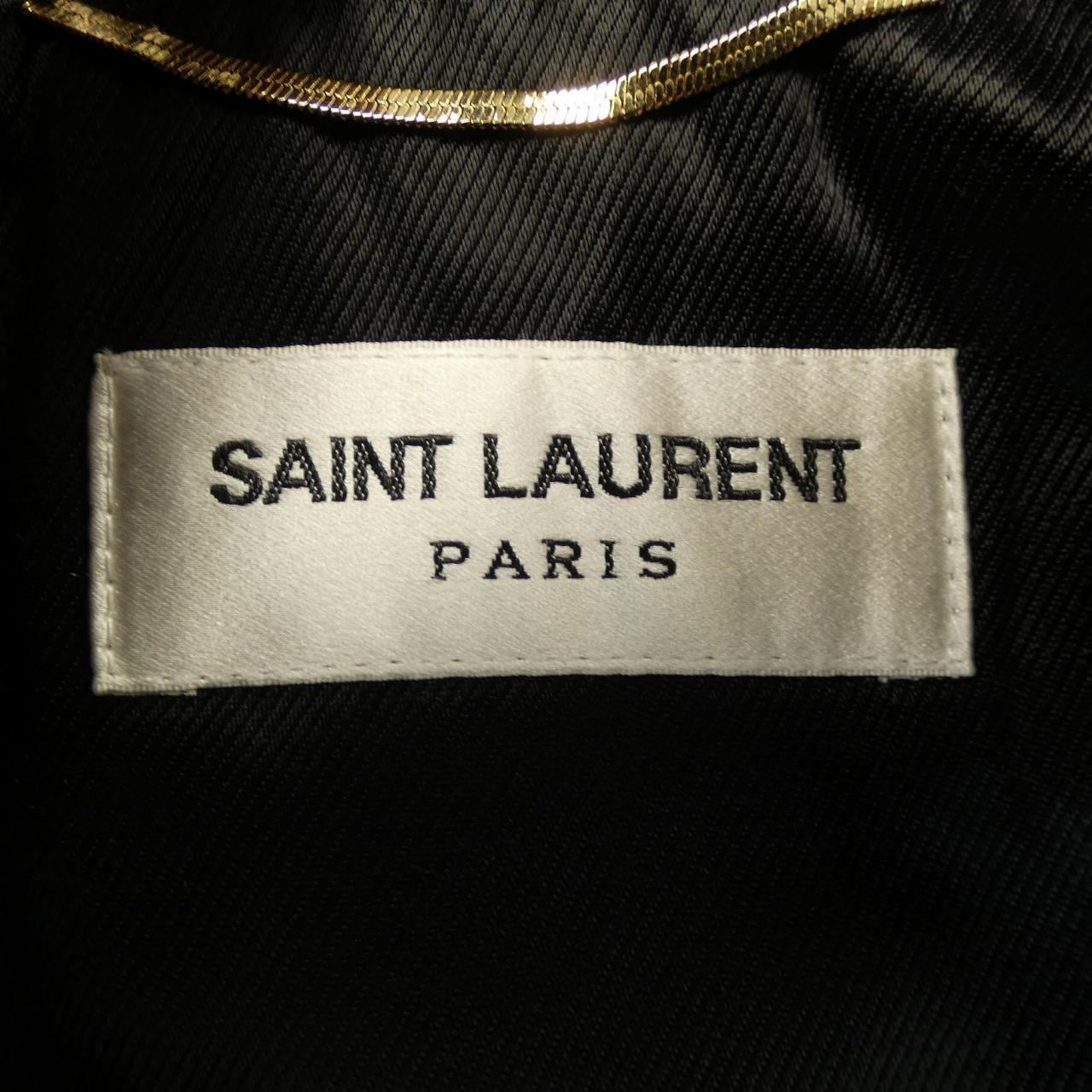 SAINT LAURENT SAINT LAURENT 皮革骑士夹克