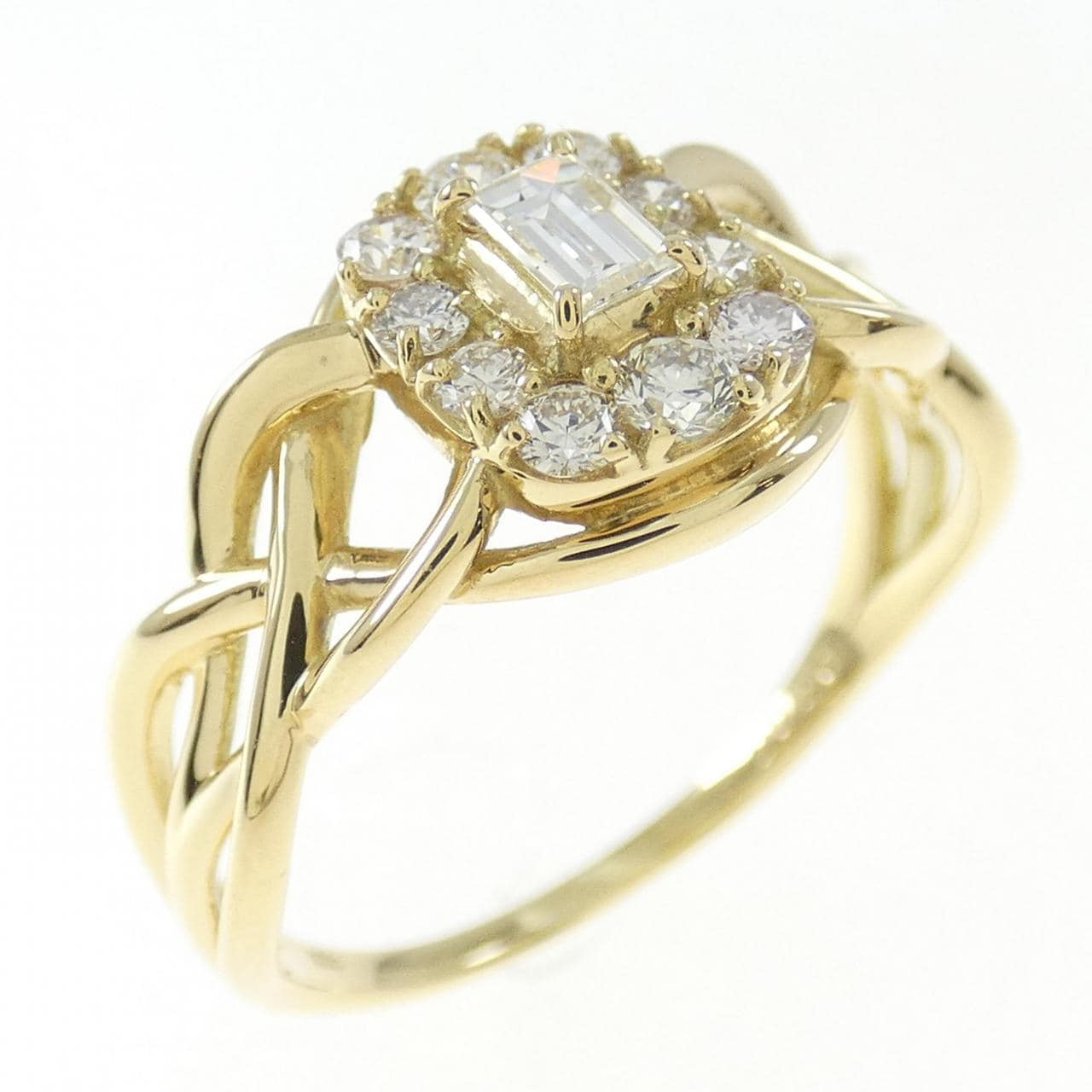 【新品】K18YG ダイヤモンド リング 0.40CT