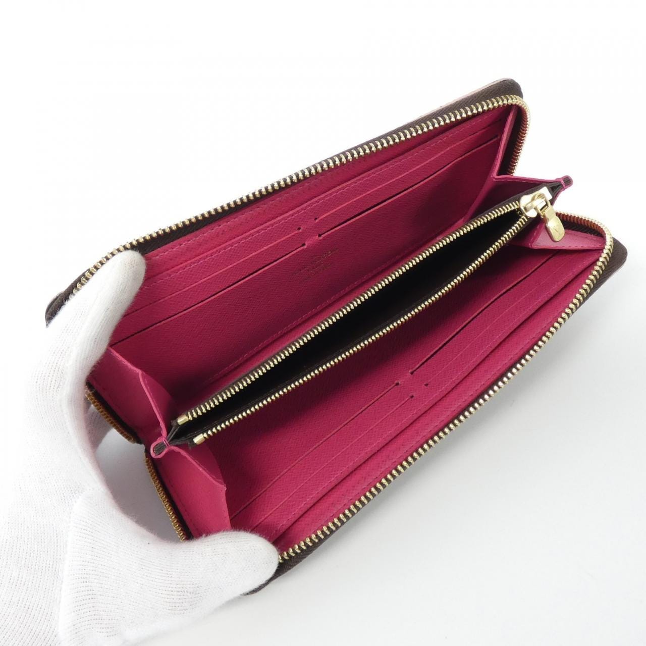 LOUIS VUITTON Monogram Portefeuille Clemence M64201 Wallet