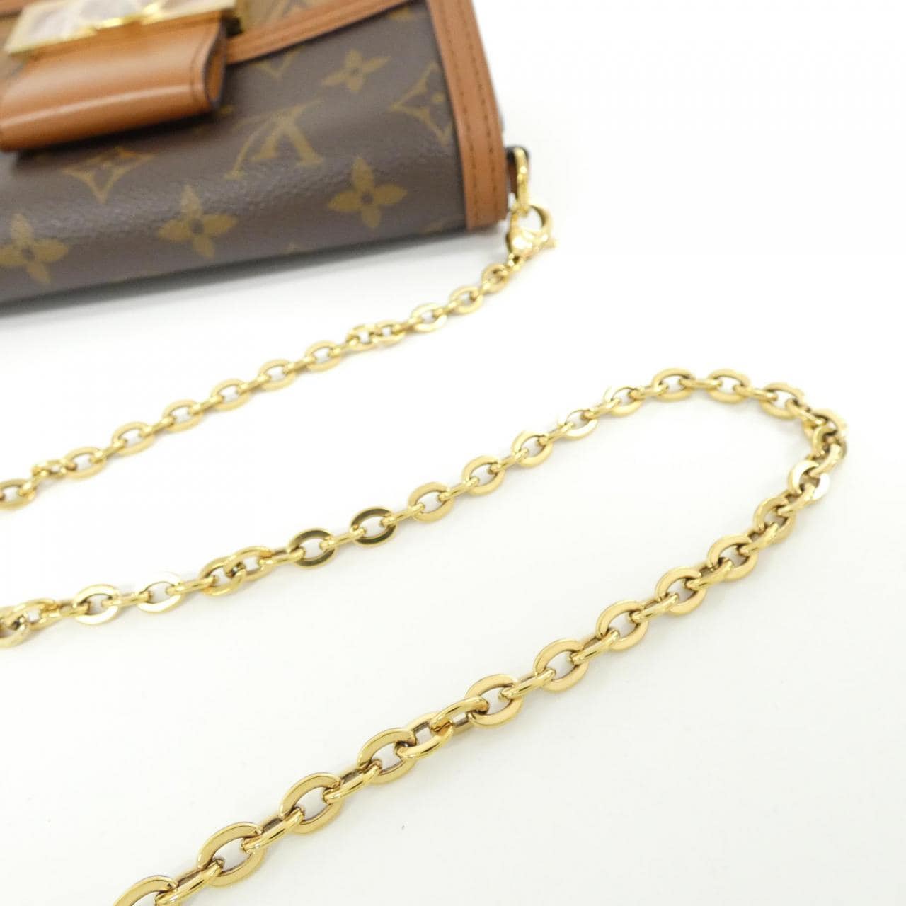 LOUIS VUITTON Monogram Portefeuille Dauphine M68746 链条钱包