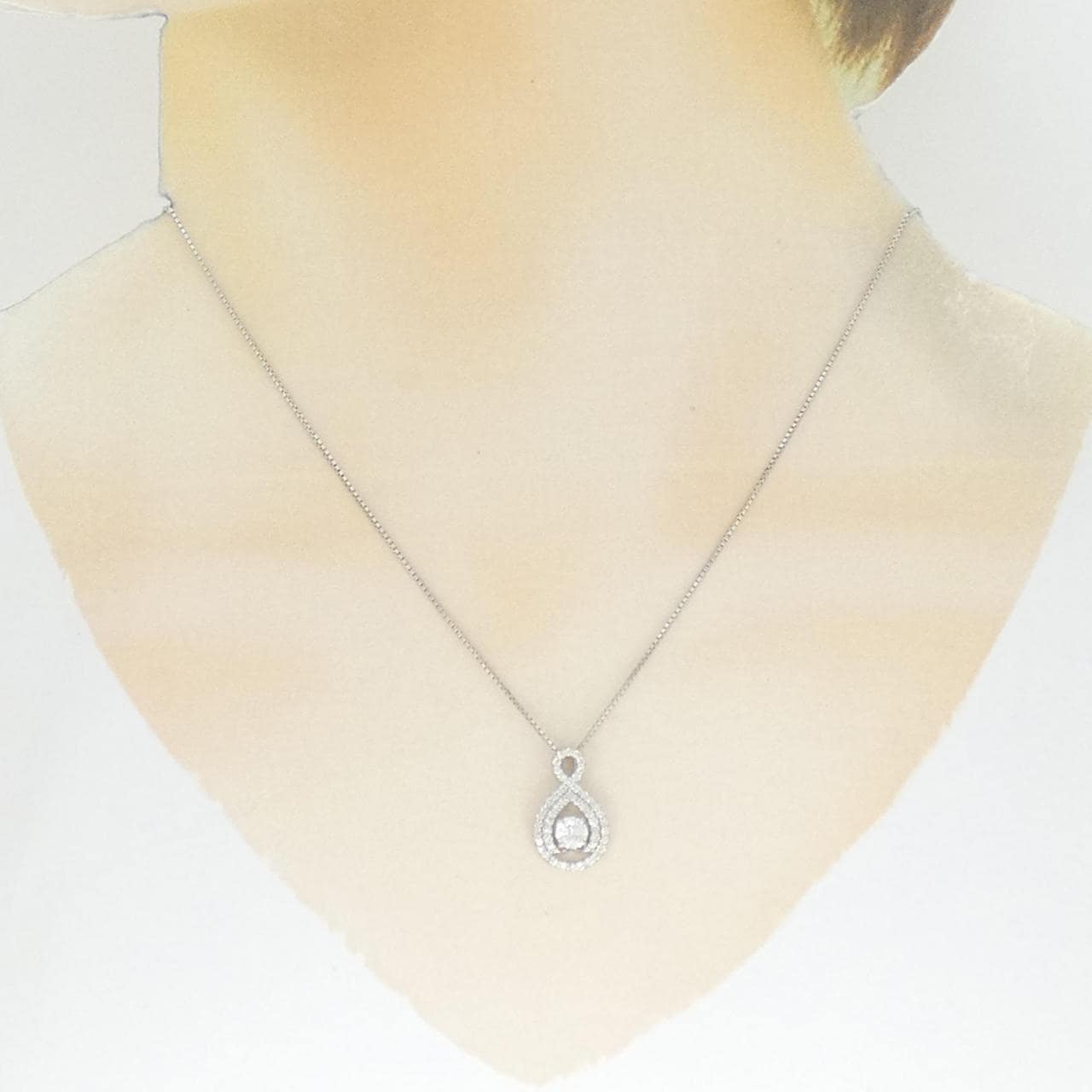 PT900/PT850 ダイヤモンド ネックレス 0.305CT