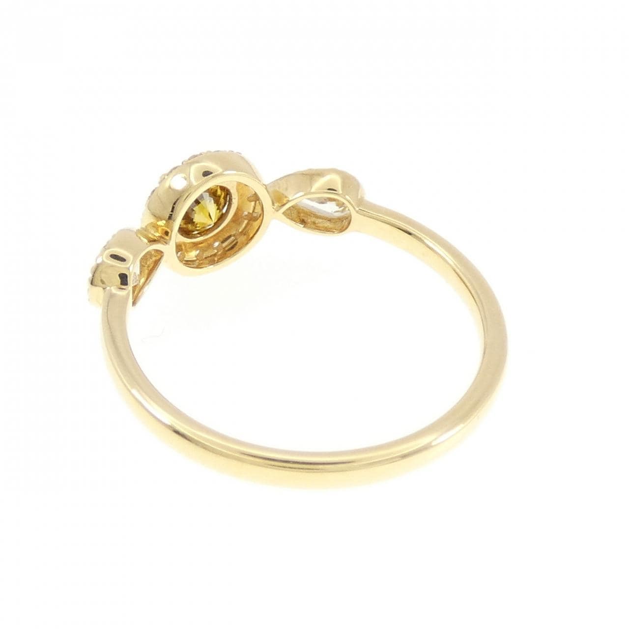 【新品】K18YG ダイヤモンド リング 0.38CT