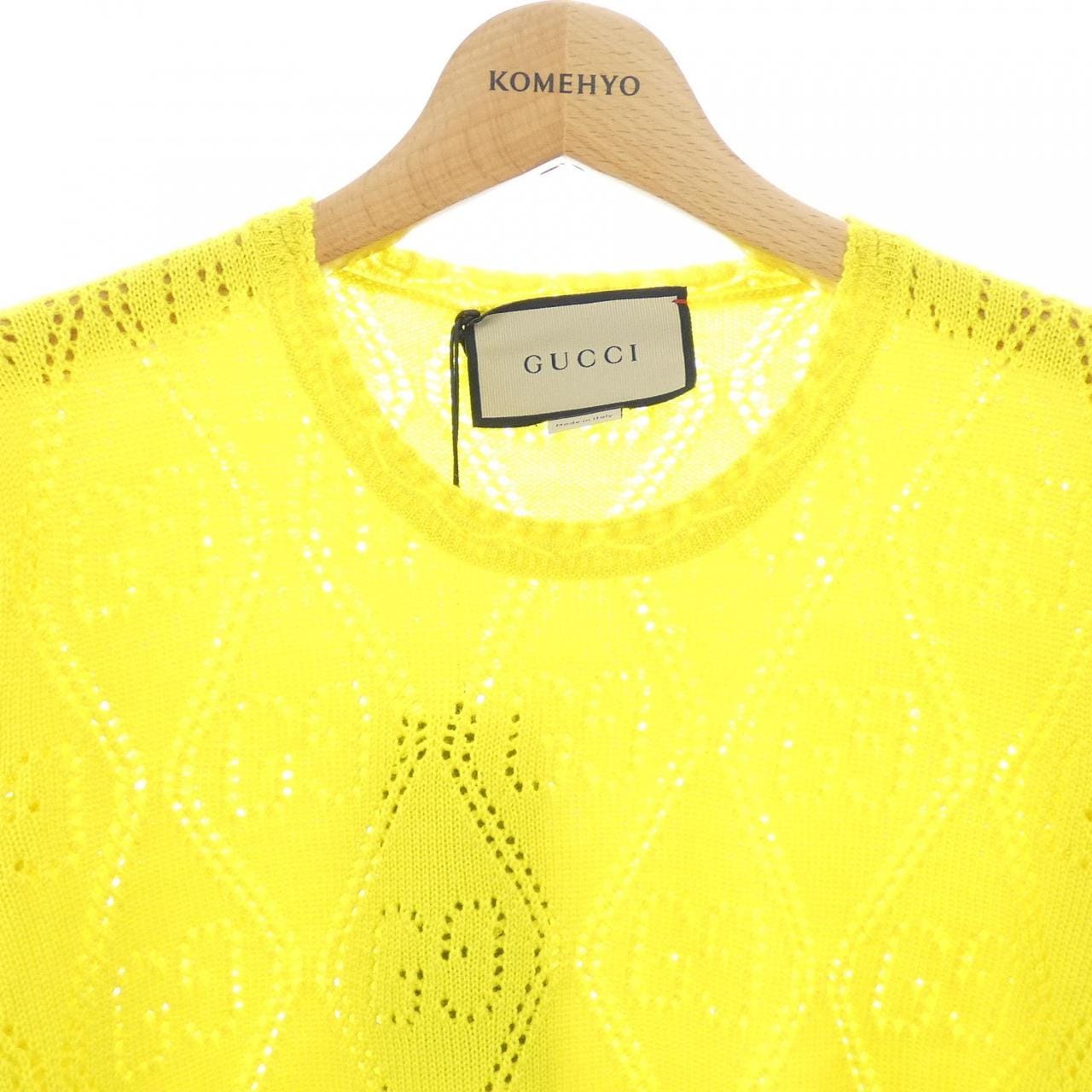 グッチ GUCCI GGパーフォレーテッドウールクロップドセーター 642115 XKBL7 ニット