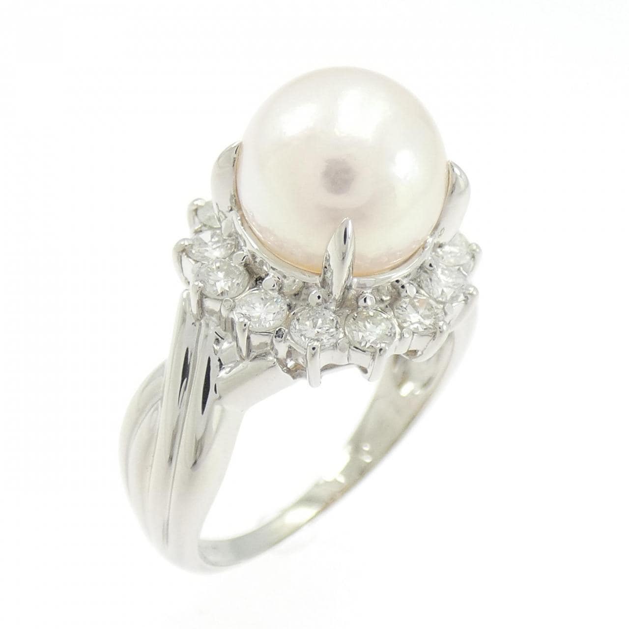 PT900 Akoya pearl ring 9.2mm