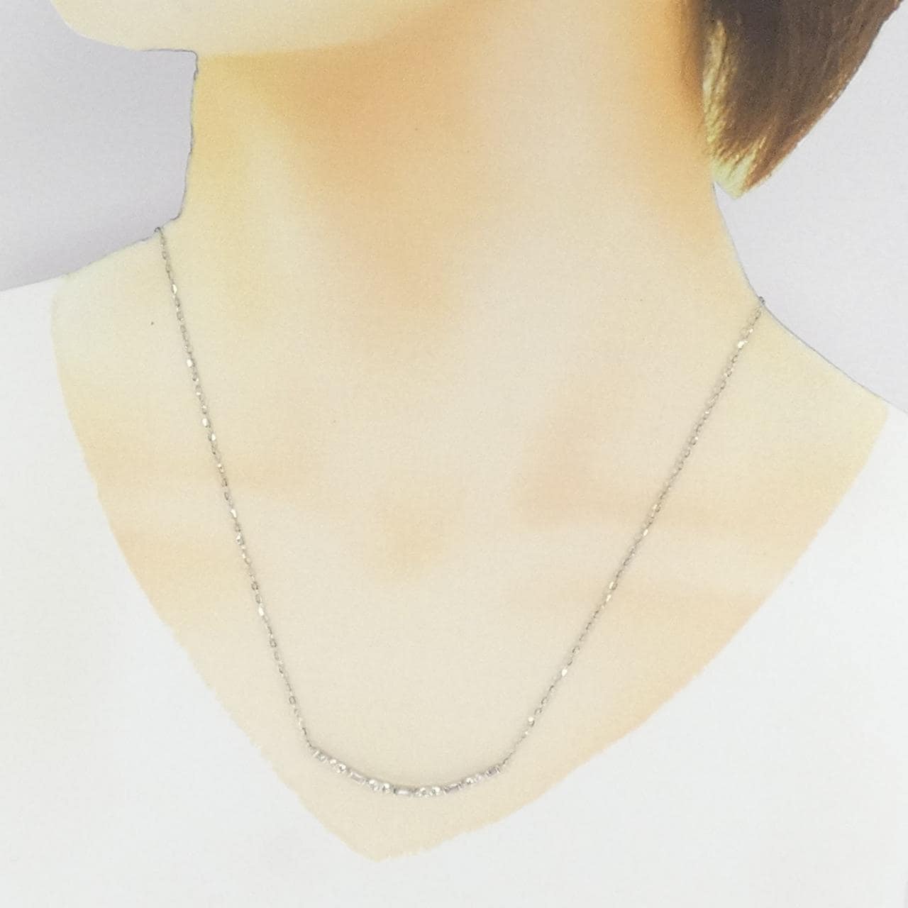 PT900/PT850 ダイヤモンド ネックレス 0.50CT