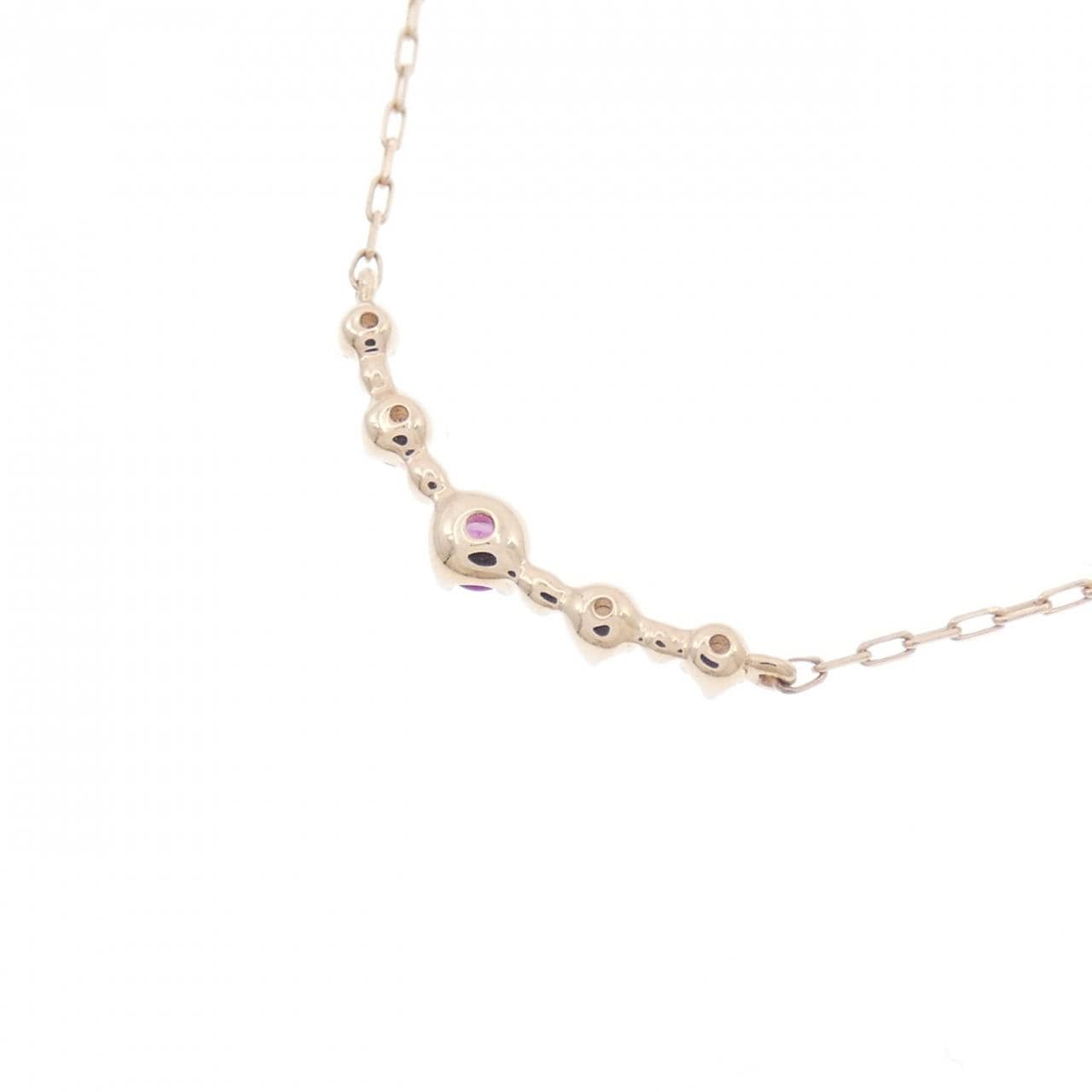 4゜C ルビー ネックレス