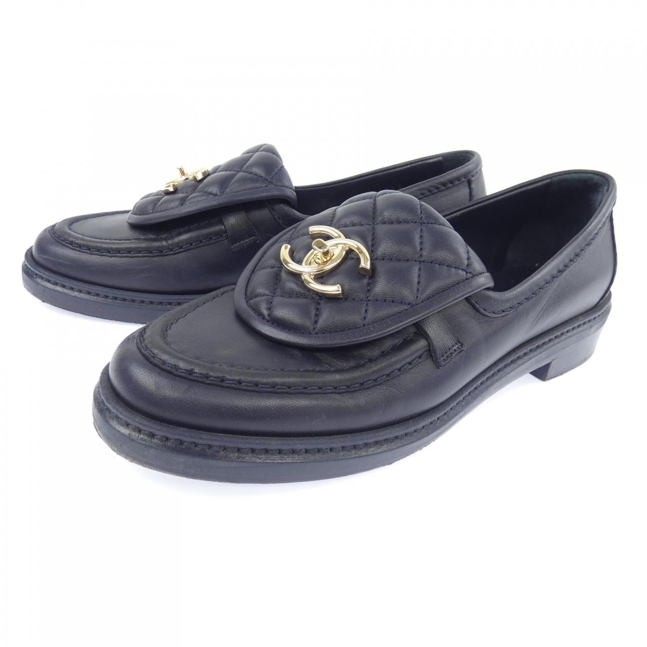 シャネル CHANEL ローファー ターンロック マトラッセ G36646X01000 シューズ