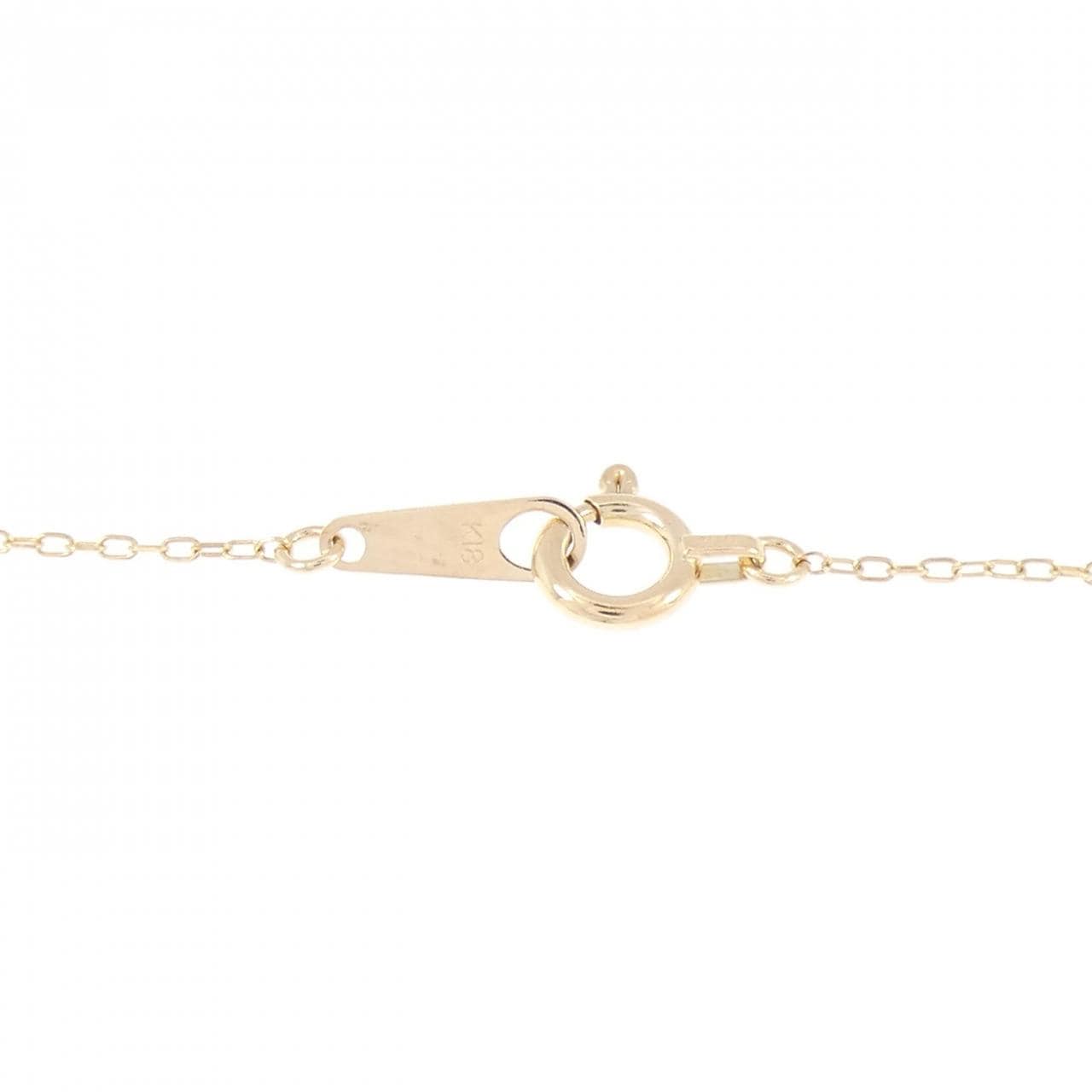 K18YG ダイヤモンド ネックレス 0.20CT