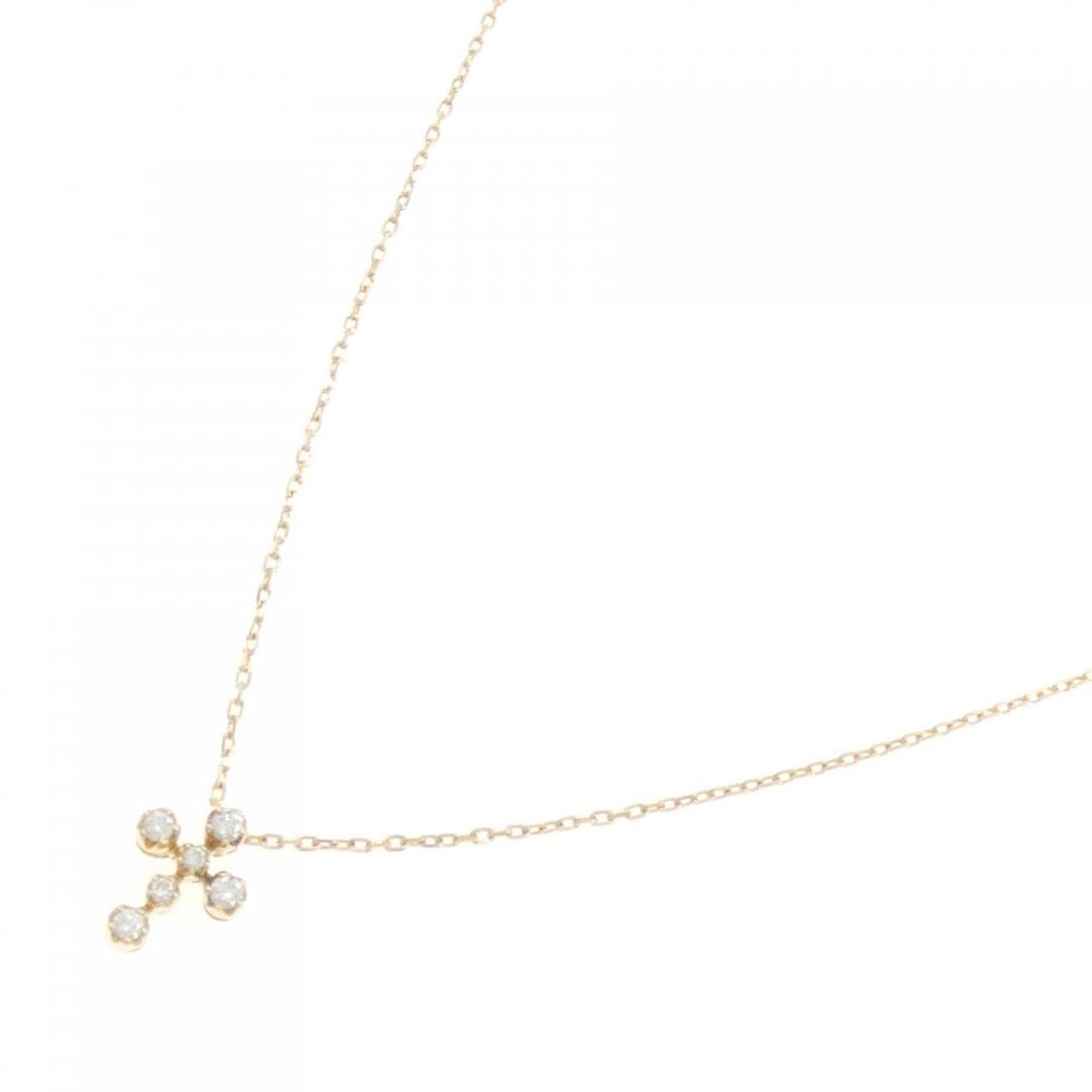 STAR JEWELRY Cross Diamond Necklace 0.10CT