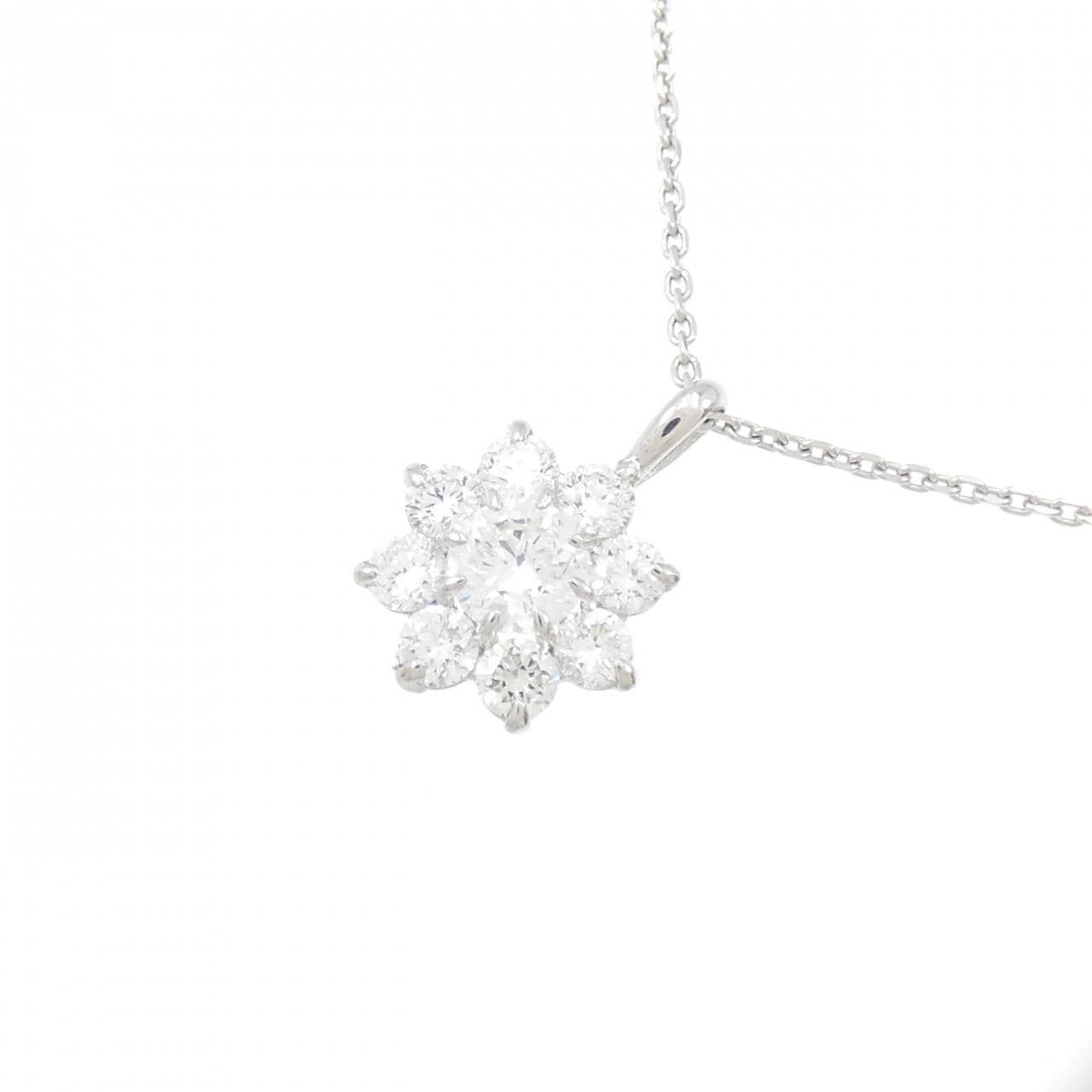 [BRAND NEW] PT Diamond Necklace 0.200CT E SI2 Good