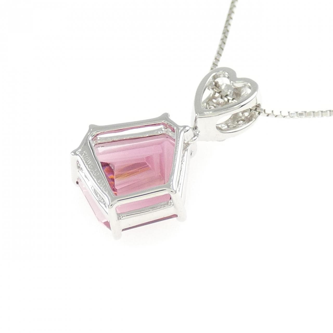 K18WG トルマリン ネックレス 3.07CT