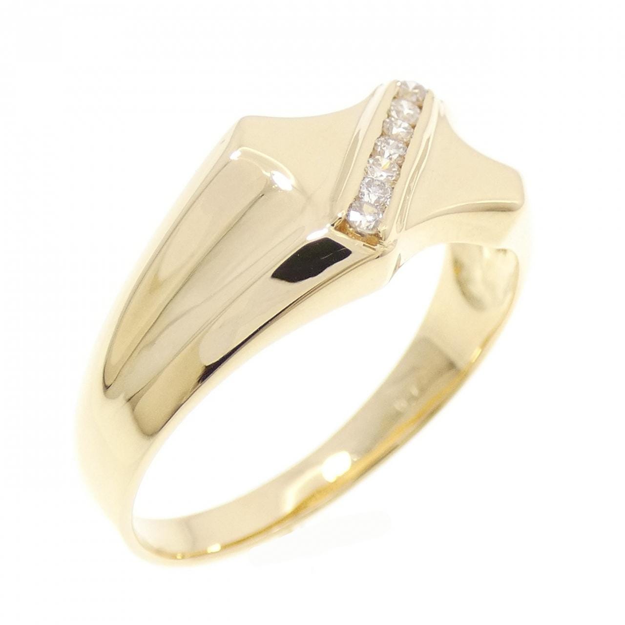 【新品】K18YG ダイヤモンド リング 0.14CT