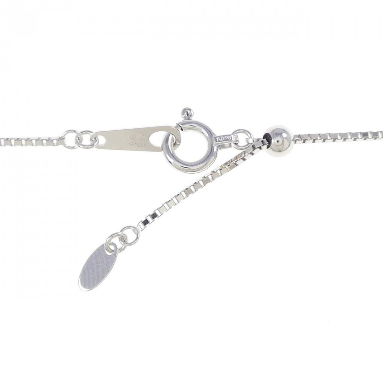 K18WG ブルートパーズ ネックレス 9.00CT