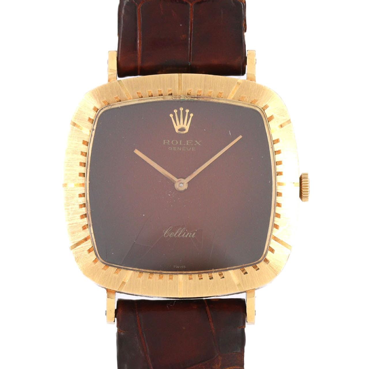 【ノーメンテナンス還元価格】ロレックス チェリーニ YG 4084/8 YG 手巻 3番台