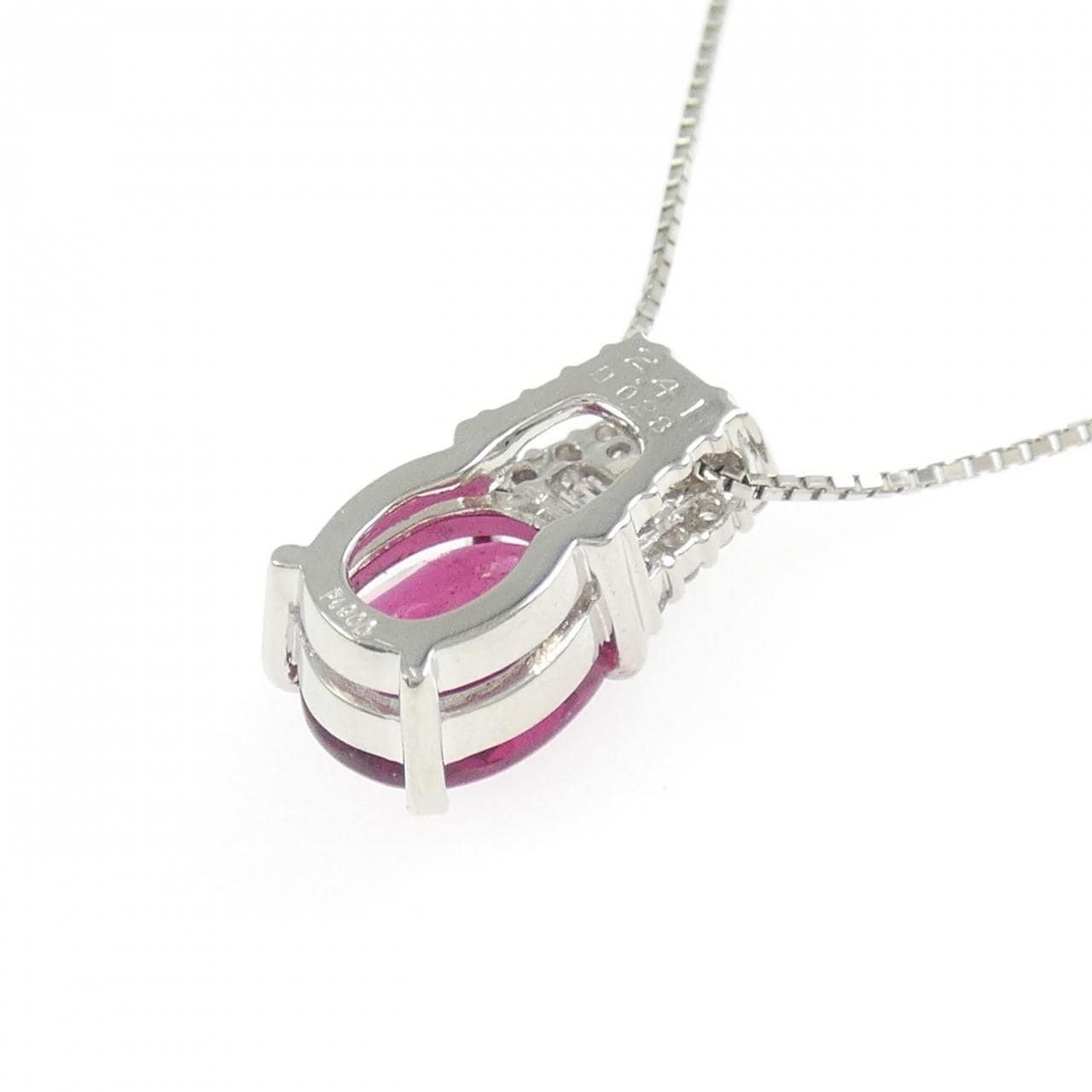 PT900/PT850 ルベライトトルマリン ネックレス 2.41CT