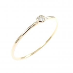 【リメイク】K10YG ダイヤモンド リング 0.02CT